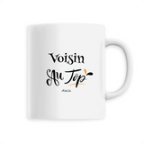 Mug - Voisin au Top - 6 Coloris - Cadeau Original - Cadeau Personnalisable - Cadeaux-Positifs.com -Unique-Blanc-