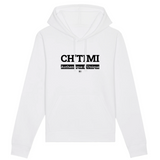 Sweat à Capuche - Ch'timi - Coton Bio - 5 Coloris - Cadeau Original - Cadeau Personnalisable - Cadeaux-Positifs.com -XS-Noir-
