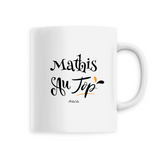Mug - Mathis au Top - 6 Coloris - Cadeau Original - Cadeau Personnalisable - Cadeaux-Positifs.com -Unique-Blanc-