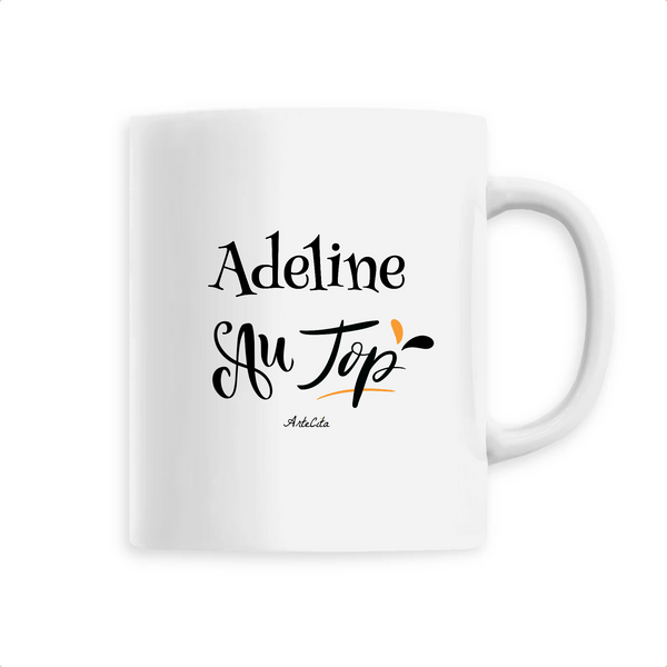 Mug - Adeline au Top - 6 Coloris - Cadeau Original - Cadeau Personnalisable - Cadeaux-Positifs.com -Unique-Blanc-