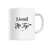 Mug - Lionel au Top - 6 Coloris - Cadeau Original - Cadeau Personnalisable - Cadeaux-Positifs.com -Unique-Blanc-