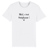 T-Shirt - Moi c'est Stéphane - Coton Bio - 7 Coloris - Cadeau Original - Cadeau Personnalisable - Cadeaux-Positifs.com -XS-Marine-