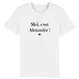 T-Shirt - Moi c'est Alexandre - Coton Bio - 7 Coloris - Cadeau Original - Cadeau Personnalisable - Cadeaux-Positifs.com -XS-Marine-