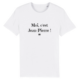 T-Shirt - Moi c'est Jean-Pierre - Coton Bio - Cadeau Original - Cadeau Personnalisable - Cadeaux-Positifs.com -XS-Marine-
