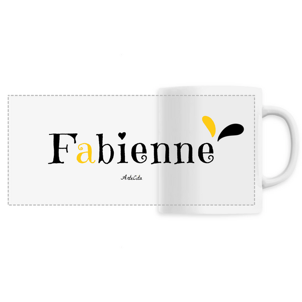Mug - Fabienne - 6 Coloris - Cadeau Original - Cadeau Personnalisable - Cadeaux-Positifs.com -Unique-Blanc-