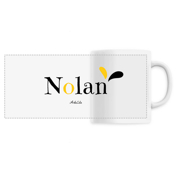 Mug - Nolan - 6 Coloris - Cadeau Original - Cadeau Personnalisable - Cadeaux-Positifs.com -Unique-Blanc-