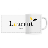 Mug - Laurent - 6 Coloris - Cadeau Original - Cadeau Personnalisable - Cadeaux-Positifs.com -Unique-Blanc-