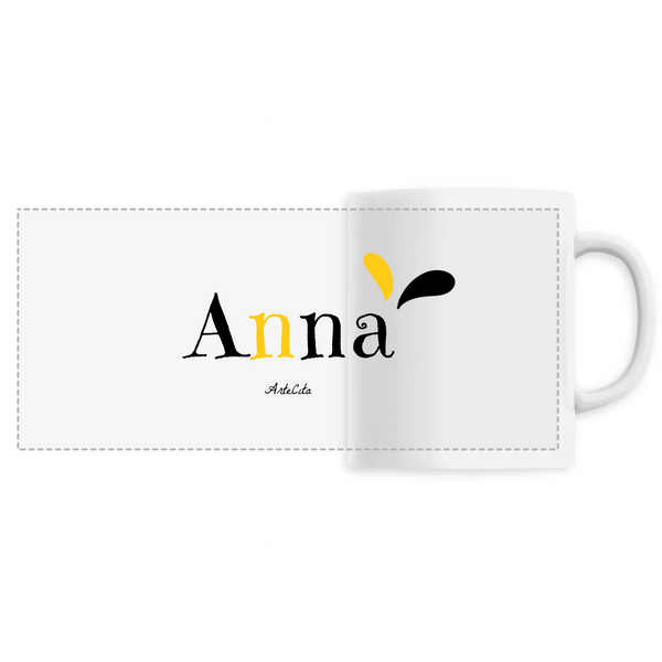 Mug - Anna - 6 Coloris - Cadeau Original - Cadeau Personnalisable - Cadeaux-Positifs.com -Unique-Blanc-