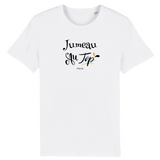 T-Shirt - Jumeau au Top - Coton Bio - Cadeau Original - Cadeau Personnalisable - Cadeaux-Positifs.com -XS-Gris-