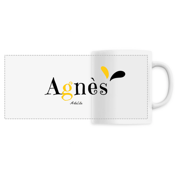 Mug - Agnès - 6 Coloris - Cadeau Original - Cadeau Personnalisable - Cadeaux-Positifs.com -Unique-Blanc-