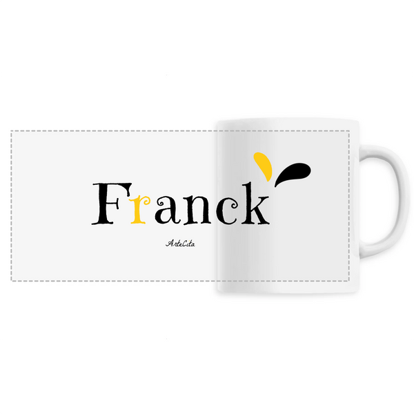 Mug - Franck - 6 Coloris - Cadeau Original - Cadeau Personnalisable - Cadeaux-Positifs.com -Unique-Blanc-