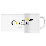 Mug - Cécile - 6 Coloris - Cadeau Original - Cadeau Personnalisable - Cadeaux-Positifs.com -Unique-Blanc-