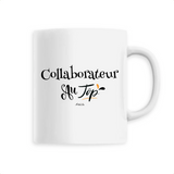 Mug - Collaborateur au Top - 6 Coloris - Cadeau Original - Cadeau Personnalisable - Cadeaux-Positifs.com -Unique-Blanc-