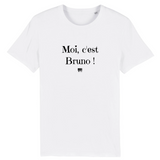 T-Shirt - Moi c'est Bruno - Coton Bio - 7 Coloris - Cadeau Original - Cadeau Personnalisable - Cadeaux-Positifs.com -XS-Marine-