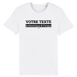 T-shirt Premium à Personnaliser - XXX Authentique & Unique - 11 Coloris - Cadeau Personnalisable - Cadeau Personnalisable - Cadeaux-Positifs.com -XS-Noir-