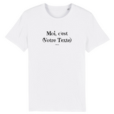 T-shirt Premium à Personnaliser - Moi c'est XXX - 11 Coloris - Cadeau Personnalisable - Cadeau Personnalisable - Cadeaux-Positifs.com -XS-Rose-