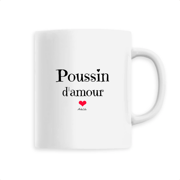 Mug - Poussin d'amour - 6 Coloris - Cadeau Original - Cadeau Personnalisable - Cadeaux-Positifs.com -Unique-Blanc-