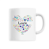 Mug - Laurie (Coeur) - 6 Coloris - Cadeau Unique & Tendre - Cadeau Personnalisable - Cadeaux-Positifs.com -Unique-Blanc-