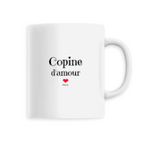 Mug - Copine d'amour - 6 Coloris - Cadeau Original & Tendre - Cadeau Personnalisable - Cadeaux-Positifs.com -Unique-Blanc-