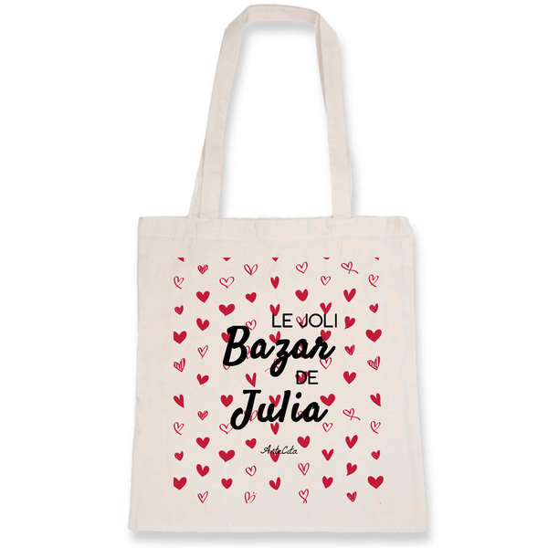 Tote Bag - Le joli Bazar de Julia - Cadeau Durable & Original - Cadeau Personnalisable - Cadeaux-Positifs.com -Unique-Blanc-