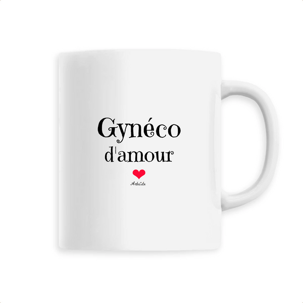 Mug - Gynéco d'amour - 6 Coloris - Cadeau Original & Unique - Cadeau Personnalisable - Cadeaux-Positifs.com -Unique-Blanc-