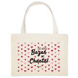 Grand Cabas - Le joli Bazar de Chantal - Cadeau Durable & Original - Cadeau Personnalisable - Cadeaux-Positifs.com -Unique-Blanc-