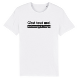 T-Shirt Premium - C'est tout moi - Coton Bio - 12 Coloris - Humour - Cadeau Personnalisable - Cadeaux-Positifs.com -XS-Marine-