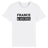 T-Shirt Premium - France & Michel - Coton Bio - 12 Coloris - Mythique - Cadeau Personnalisable - Cadeaux-Positifs.com -XS-Indigo-