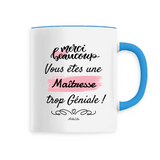 Mug - Merci Maîtresse - 6 Coloris - Cadeau Original - Cadeau Personnalisable - Cadeaux-Positifs.com -Unique-Blanc-