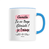 Mug - Camille je t'aime - 6 Coloris - Cadeau Tendre - Cadeau Personnalisable - Cadeaux-Positifs.com -Unique-Blanc-