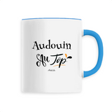 Mug - Audouin au Top - 6 Coloris - Cadeau Original - Cadeau Personnalisable - Cadeaux-Positifs.com -Unique-Blanc-