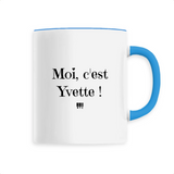 Mug - Moi c'est Yvette - 6 Coloris - Cadeau Original - Cadeau Personnalisable - Cadeaux-Positifs.com -Unique-Blanc-
