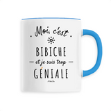 Mug - Bibiche est trop Géniale - 6 Coloris - Cadeau Original - Cadeau Personnalisable - Cadeaux-Positifs.com -Unique-Blanc-