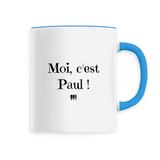 Mug - Moi c'est Paul - 6 Coloris - Cadeau Original - Cadeau Personnalisable - Cadeaux-Positifs.com -Unique-Bleu-