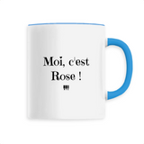 Mug - Moi, c'est Rose - 6 Coloris - Cadeau Original - Cadeau Personnalisable - Cadeaux-Positifs.com -Unique-Bleu-