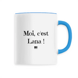 Mug - Moi, c'est Lana - 6 Coloris - Cadeau Original - Cadeau Personnalisable - Cadeaux-Positifs.com -Unique-Bleu-