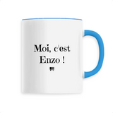 Mug - Moi c'est Enzo - 6 Coloris - Cadeau Original - Cadeau Personnalisable - Cadeaux-Positifs.com -Unique-Blanc-
