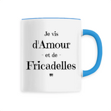 Mug - Amour et Fricadelles - 6 Coloris - Cadeau Original - Cadeau Personnalisable - Cadeaux-Positifs.com -Unique-Blanc-
