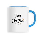 Mug - Tom au Top - 6 Coloris - Cadeau Original - Cadeau Personnalisable - Cadeaux-Positifs.com -Unique-Blanc-