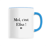Mug - Moi c'est Elisa - 6 Coloris - Cadeau Original - Cadeau Personnalisable - Cadeaux-Positifs.com -Unique-Blanc-