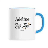 Mug - Adeline au Top - 6 Coloris - Cadeau Original - Cadeau Personnalisable - Cadeaux-Positifs.com -Unique-Blanc-
