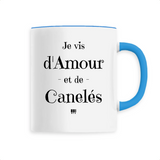 Mug - Amour et Canelés - 6 Coloris - Cadeau Original - Cadeau Personnalisable - Cadeaux-Positifs.com -Unique-Blanc-