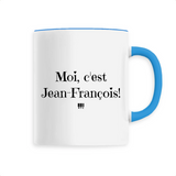 Mug - Moi c'est Jean-François - 6 Coloris - Cadeau Original personnalisé - Cadeau Personnalisable - Cadeaux-Positifs.com -Unique-Blanc-