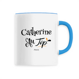 Mug - Catherine au Top - 6 Coloris - Cadeau Original - Cadeau Personnalisable - Cadeaux-Positifs.com -Unique-Blanc-