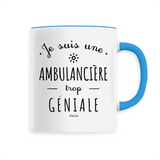 Mug - Une Ambulancière trop Géniale - 6 Coloris - Cadeau Original - Cadeau Personnalisable - Cadeaux-Positifs.com -Unique-Blanc-