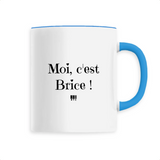Mug - Moi c'est Brice - 6 Coloris - Cadeau Original - Cadeau Personnalisable - Cadeaux-Positifs.com -Unique-Bleu-