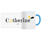 Mug - Catherine - 6 Coloris - Cadeau Original - Cadeau Personnalisable - Cadeaux-Positifs.com -Unique-Bleu-
