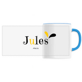 Mug - Jules - 6 Coloris - Cadeau Original - Cadeau Personnalisable - Cadeaux-Positifs.com -Unique-Blanc-