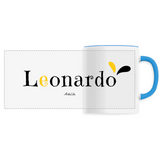 Mug - Leonardo - 6 Coloris - Cadeau Original - Cadeau Personnalisable - Cadeaux-Positifs.com -Unique-Bleu-