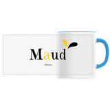 Mug - Maud - 6 Coloris - Cadeau Original - Cadeau Personnalisable - Cadeaux-Positifs.com -Unique-Blanc-